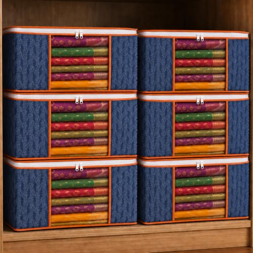 Homestrap Printed Saree Storage Organizers