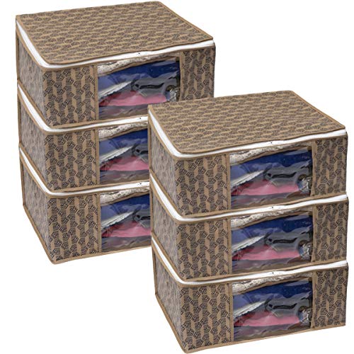 Homestrap Printed Saree Storage Organizers