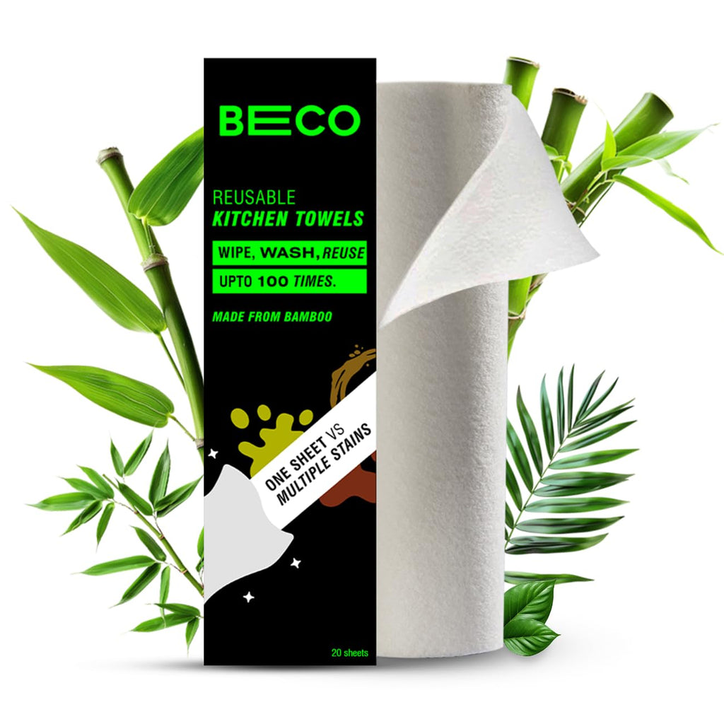 Reusable Bamboo Kitchen Towel Sheets