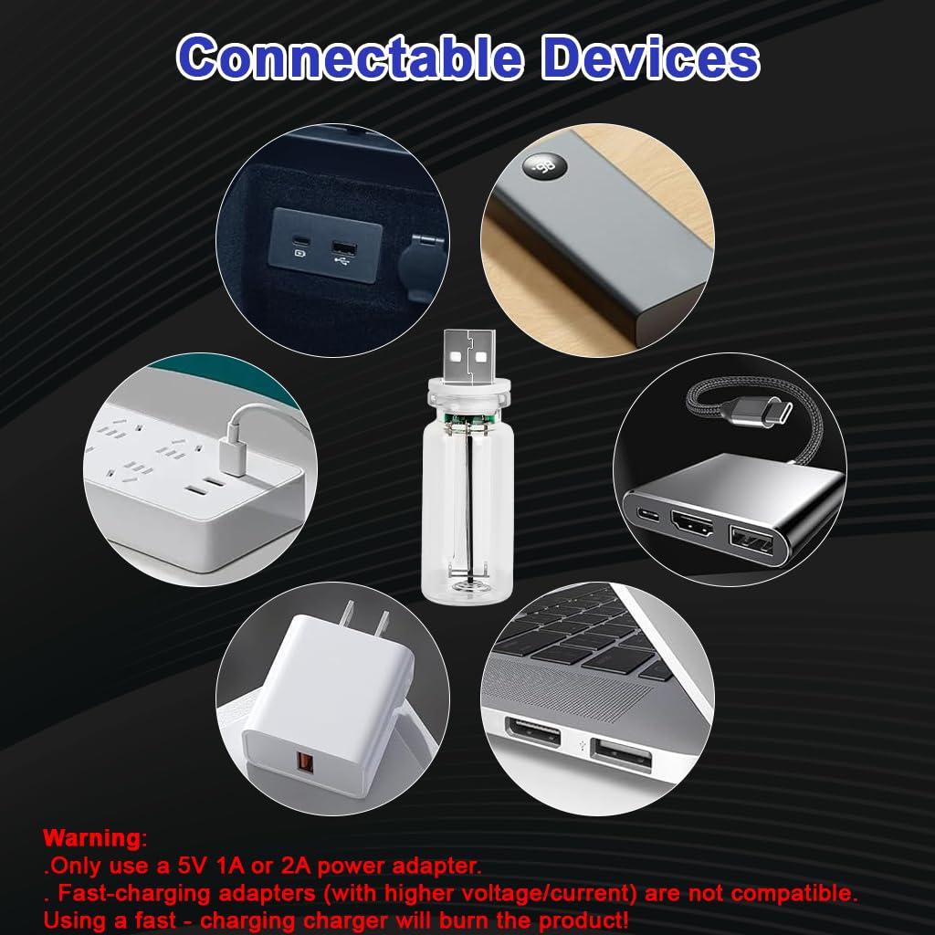 STHIRA USB Dimmable Car Interior Light