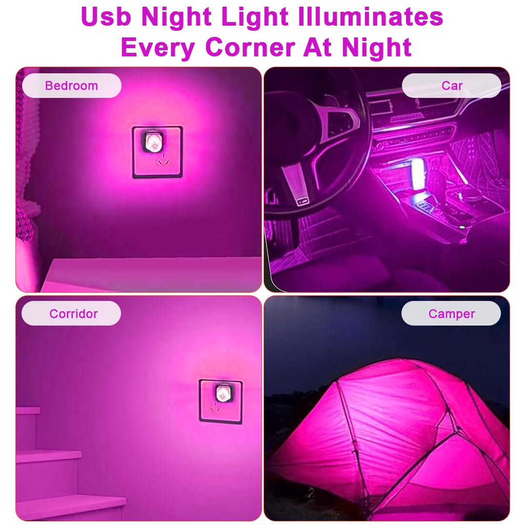 STHIRA USB Dimmable Car Interior Light