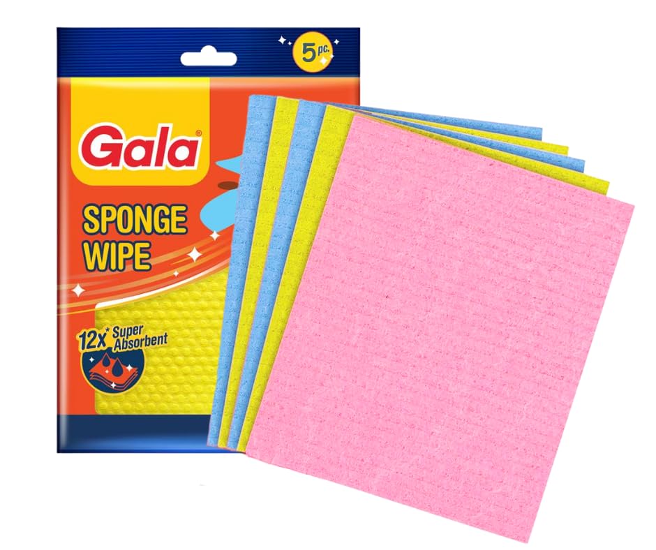 Biodegradable Cellulose Kitchen Sponge Pack