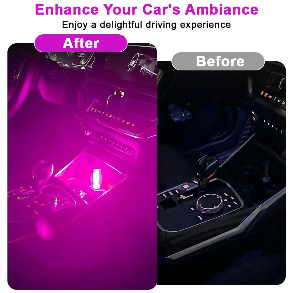 STHIRA USB Dimmable Car Interior Light