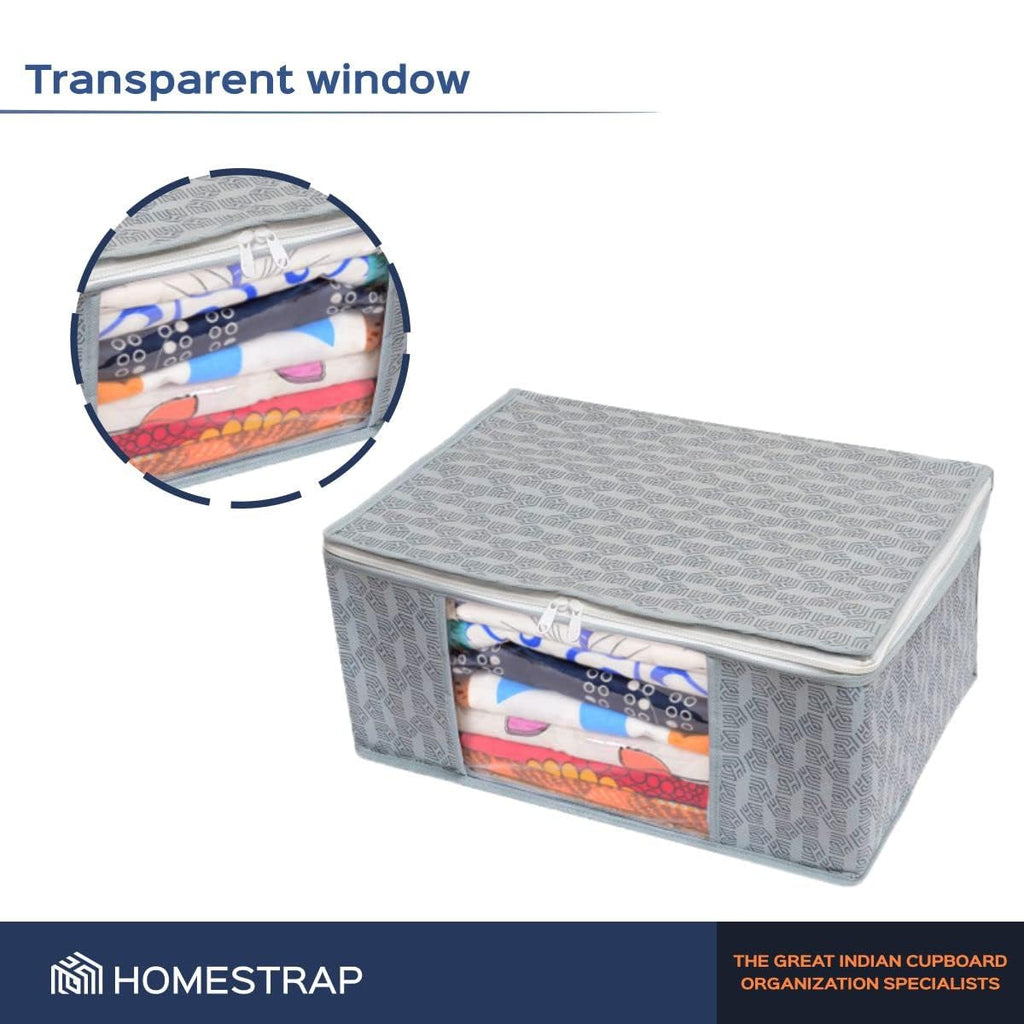 Homestrap Printed Saree Storage Organizers