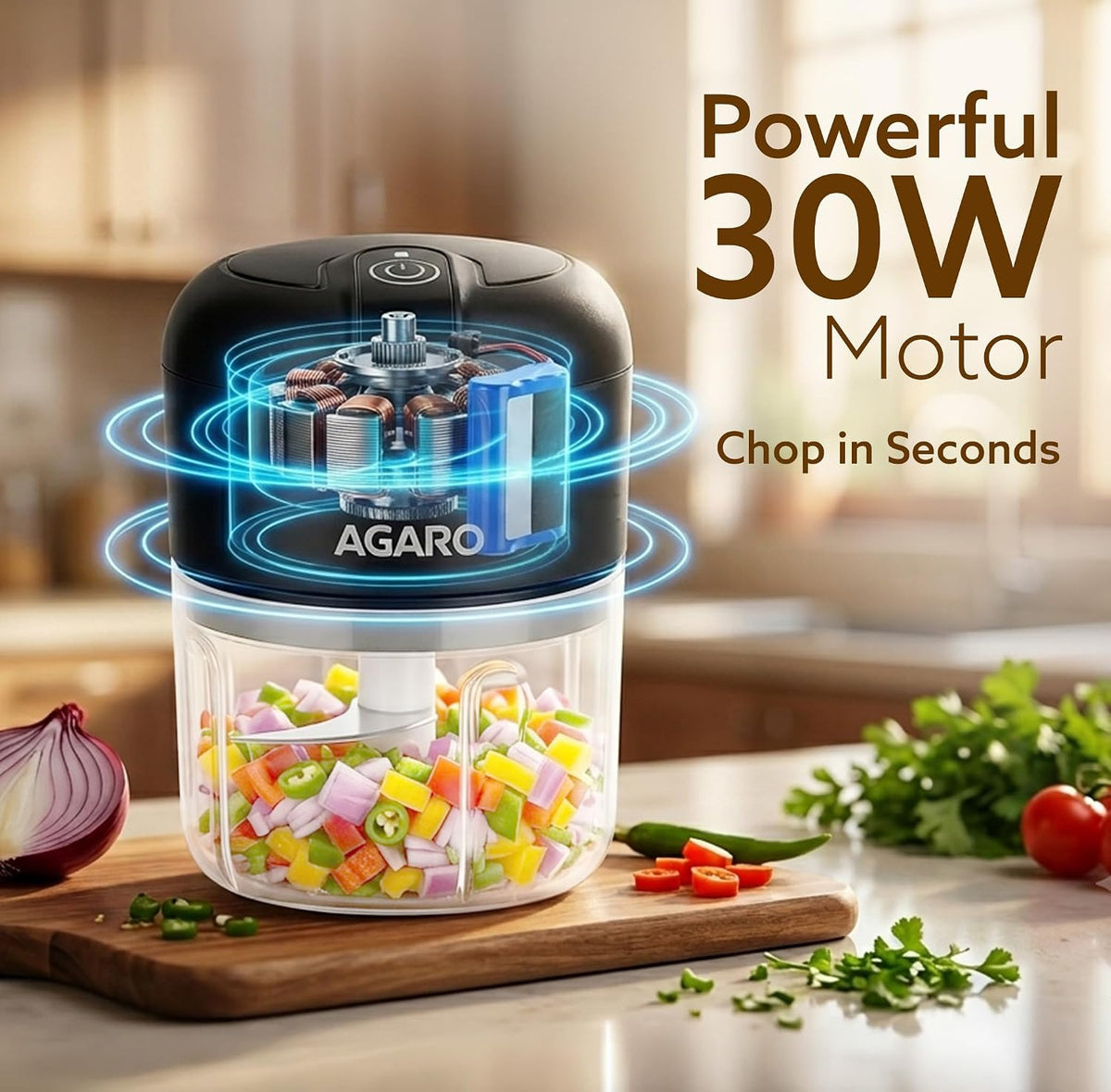 AGARO Electric Mini Food Chopper