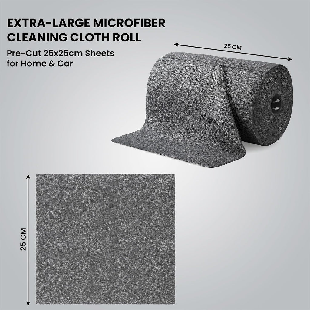 Washable Microfiber Cleaning Cloth Roll